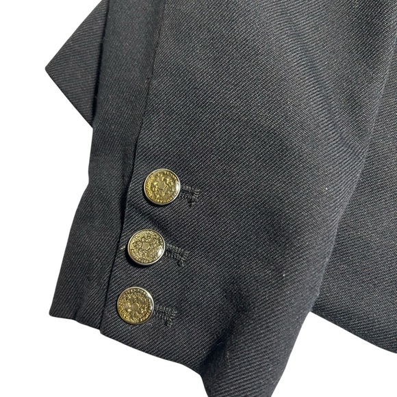 BB Dakota Black 2 Button Front Blazer Sz 6 - Picture 6 of 10